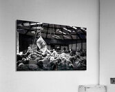 Wool grading Wool Depot Liskeard Cornwall Acrylic Print