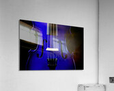 Blue Violin Closeup Acrylic Print