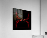 Red Semi Nude Kaleidoscope Acrylic Print