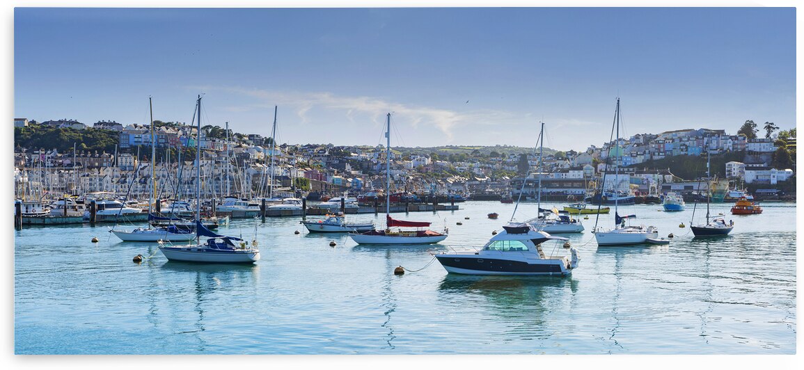 Brixham Harbour Devon by maggie mccall