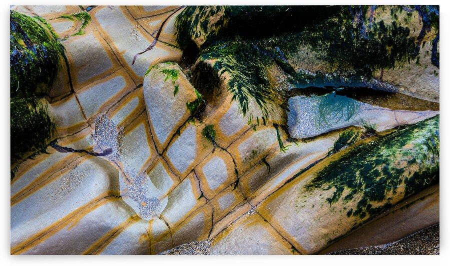 Rock Art Widemouth Bude Cornwall by maggie mccall
