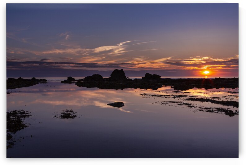 Widemouth Bay Sunset Cornwall by maggie mccall