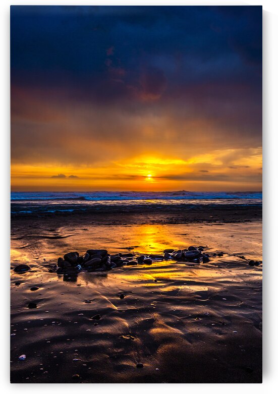 Widemouth Sunset Bude Cornwall by maggie mccall