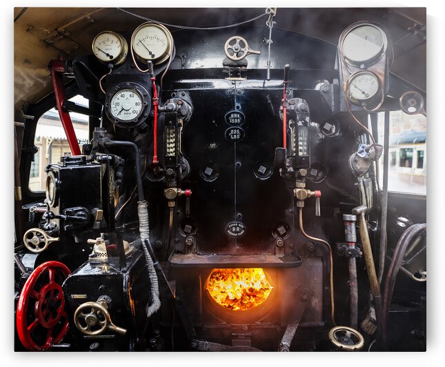 Steam Train Cab Braveheart 75014 by maggie mccall