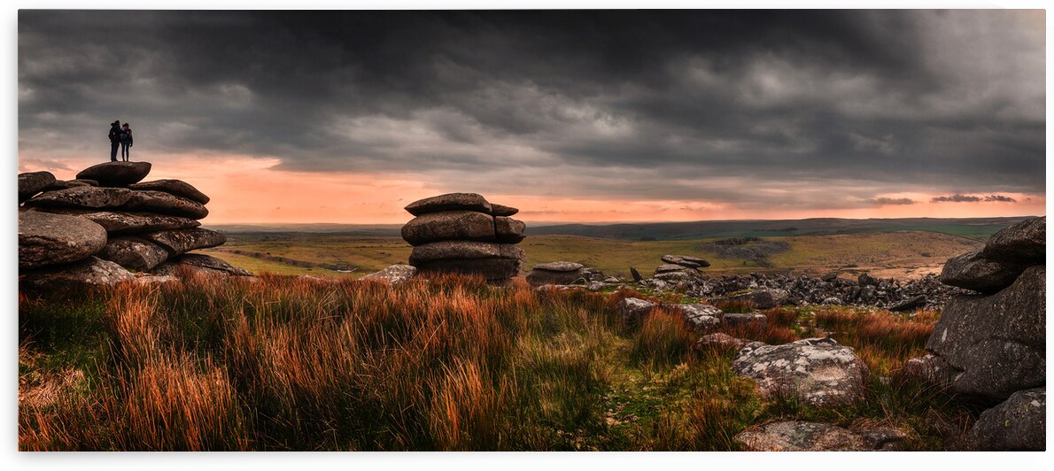 Cheesewring Bodmin Moor Cornwall England by maggie mccall