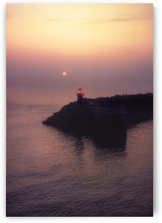 Calais Lighthouse and Breakwater. by maggie mccall