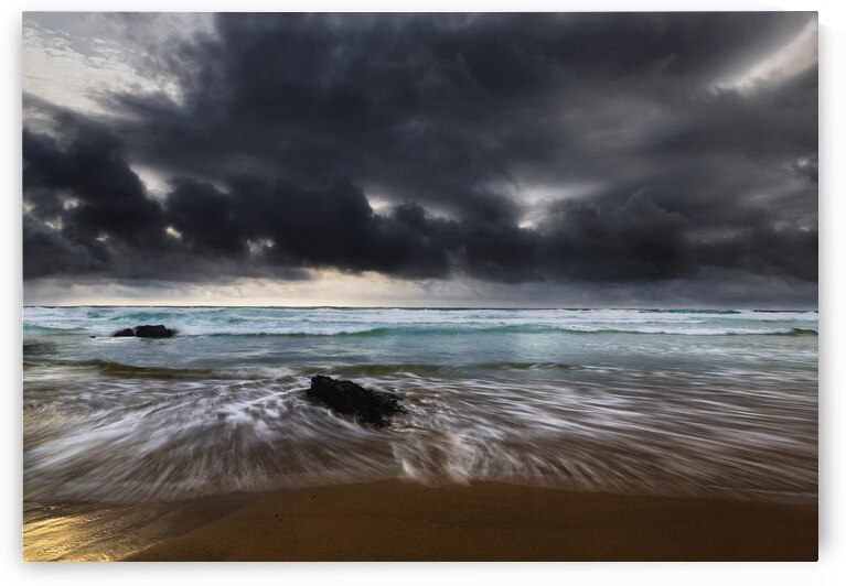 Stormy Seas Bedruthan Steps Cornwall England by maggie mccall