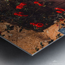 Rustic doorway Valbonne France Metal print