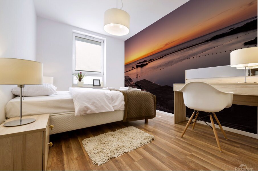 Bude Sea Pool Cornwall Mural print