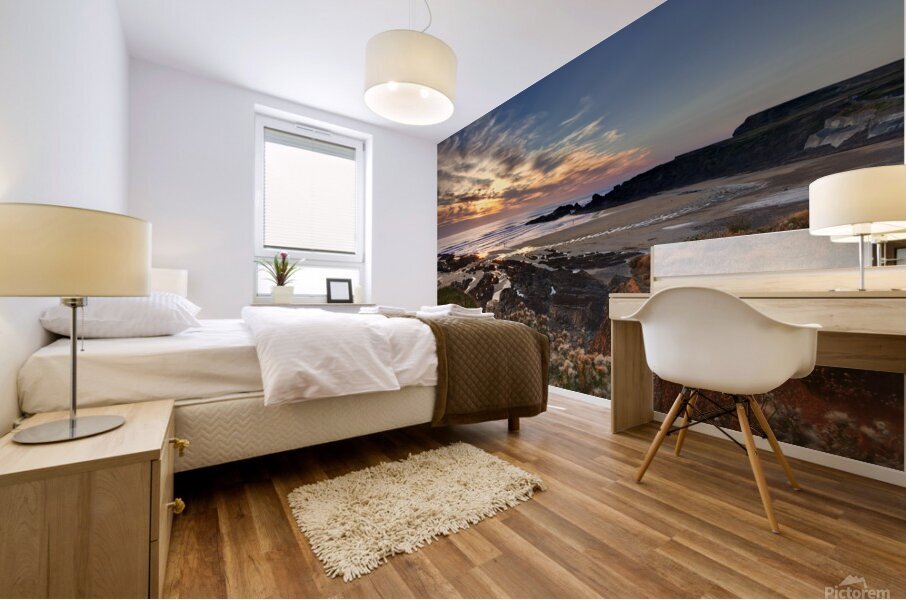 Crooklets Beach Bude Cornwall Mural print