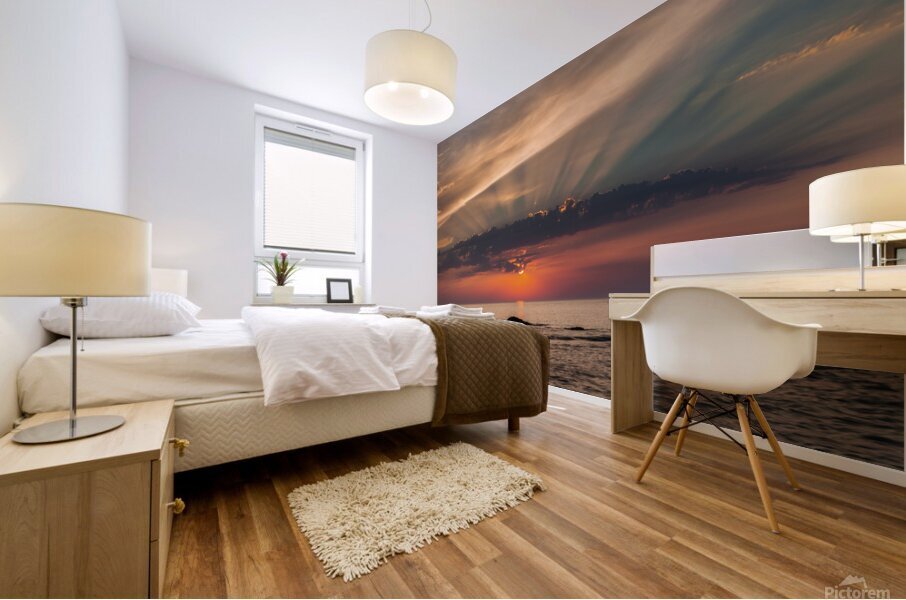 Bude Seapool Summerleaze Beach  Bude Cornwall Mural print