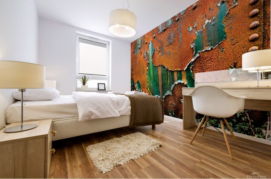 Rusty Petrol Tank Devon Mural print