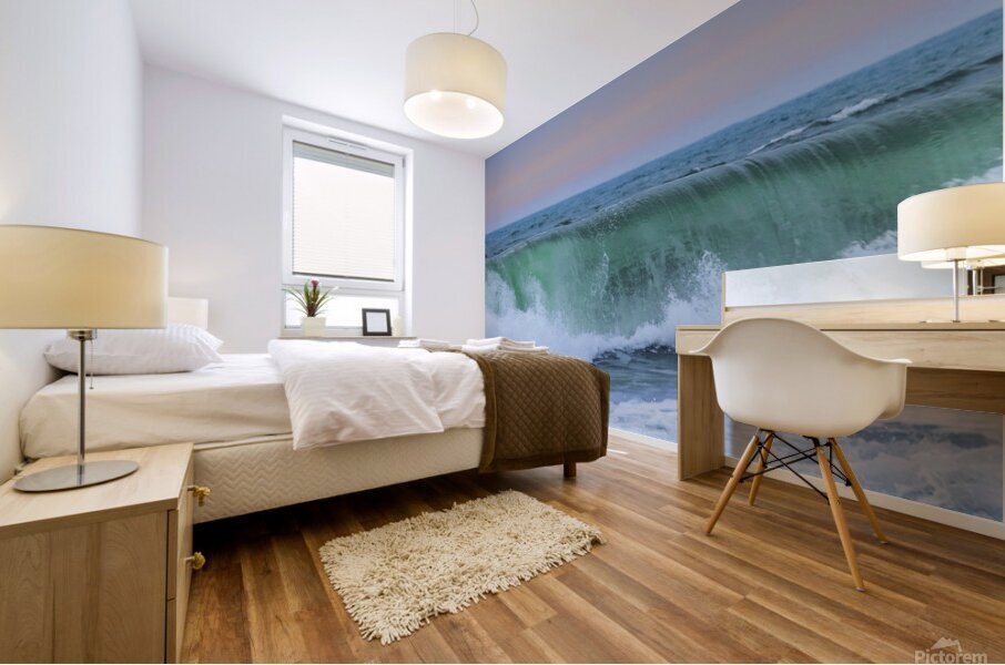 Widemouth Bay Sunset Bude Cornwall Mural print