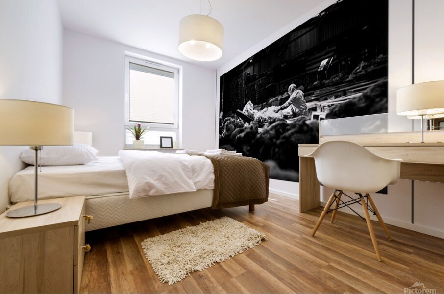 Wool Depot Triptych Liskeard Cornwall Mural print