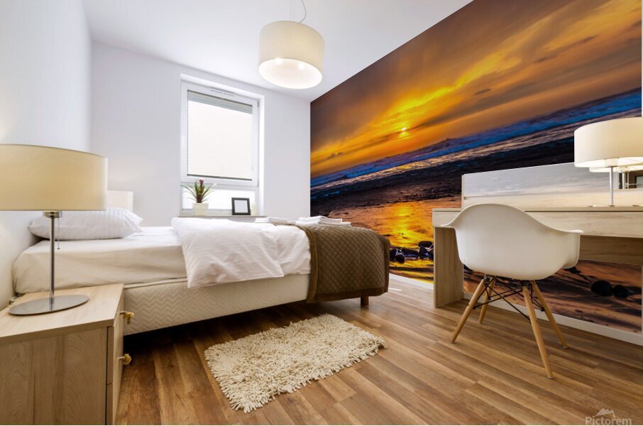 Widemouth Sunset Bude Cornwall Mural print