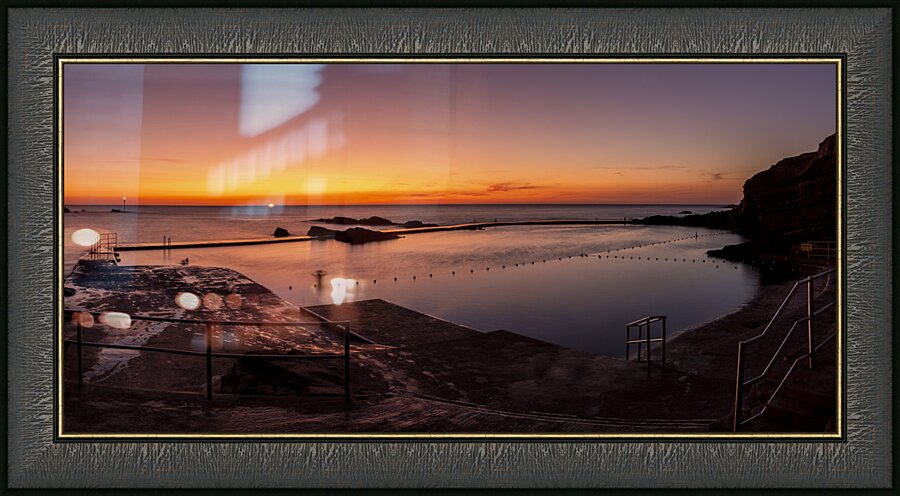 Bude Sea Pool Cornwall Picture Frame print