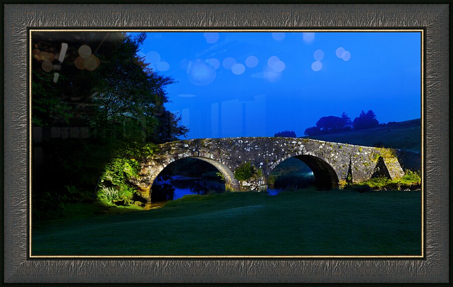 Two Bridges Dartmoor Devon Picture Frame print
