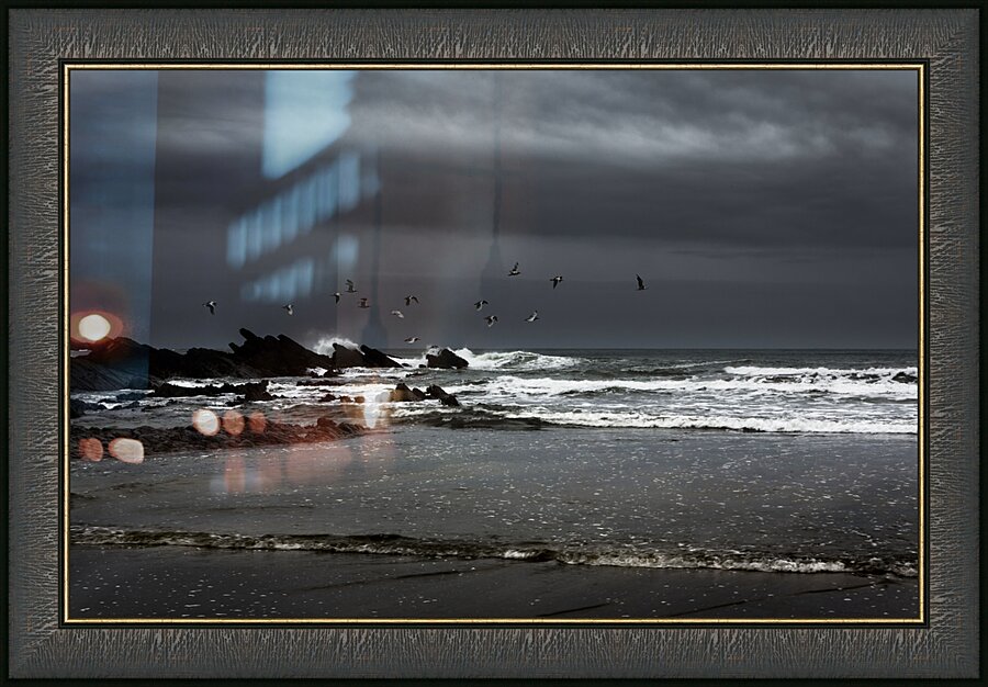 Crackington Haven Cornwall Picture Frame print