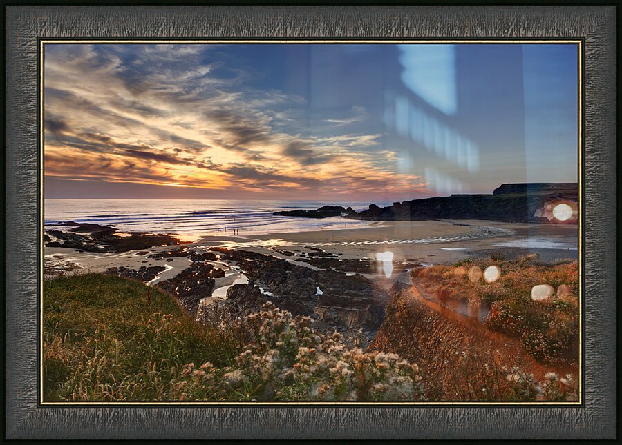 Crooklets Beach Bude Cornwall Picture Frame print