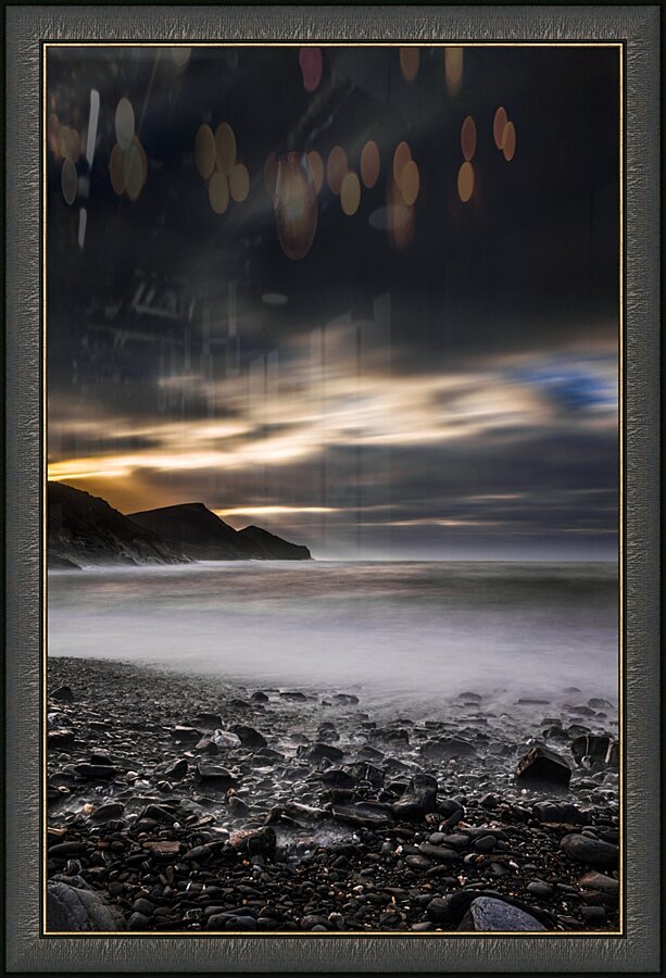 Crackington Haven Cornwall Picture Frame print