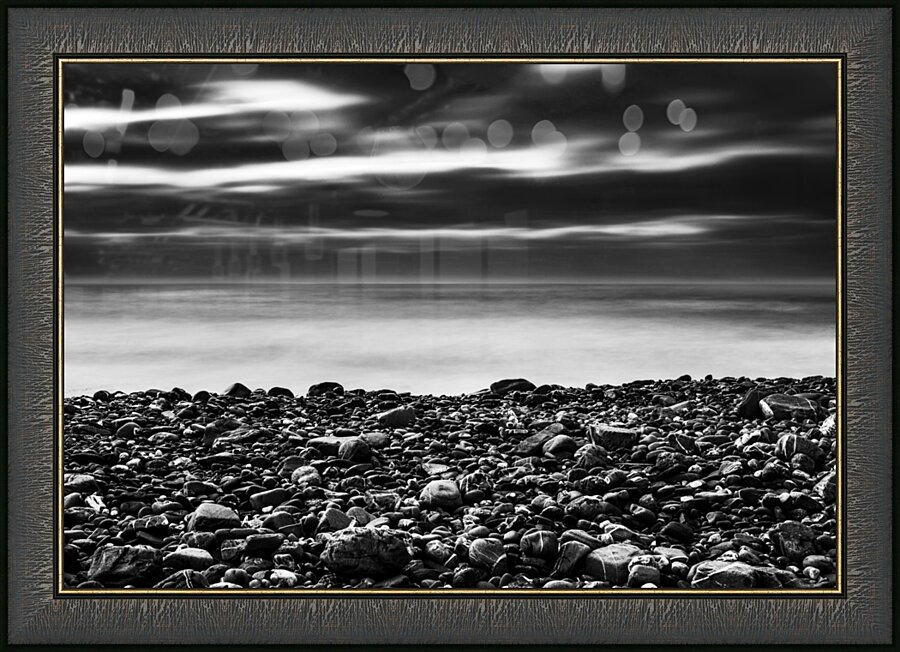 Minimalist Crackington Haven Cornwall Picture Frame print