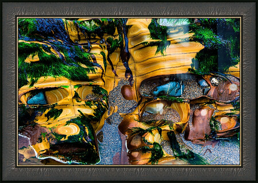 Rocks Widemouth Bay Cornwall  Picture Frame print