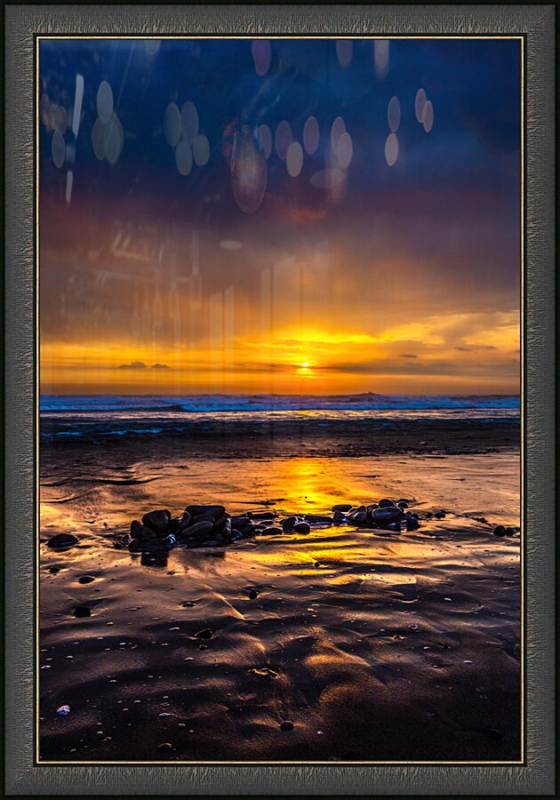 Widemouth Sunset Bude Cornwall Picture Frame print