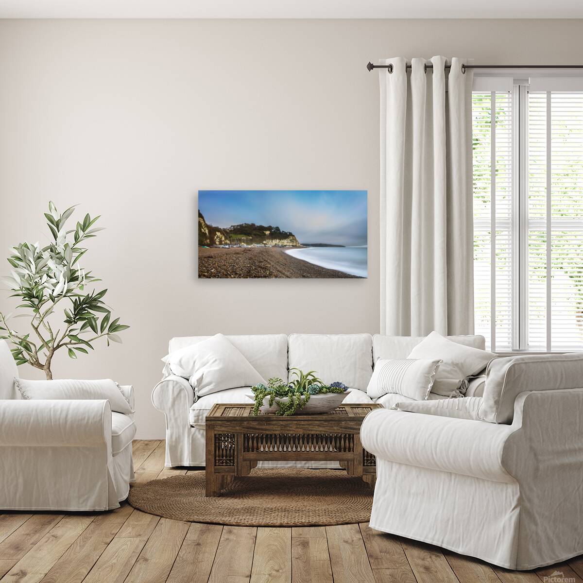 Beer Beach Devon Reproduction