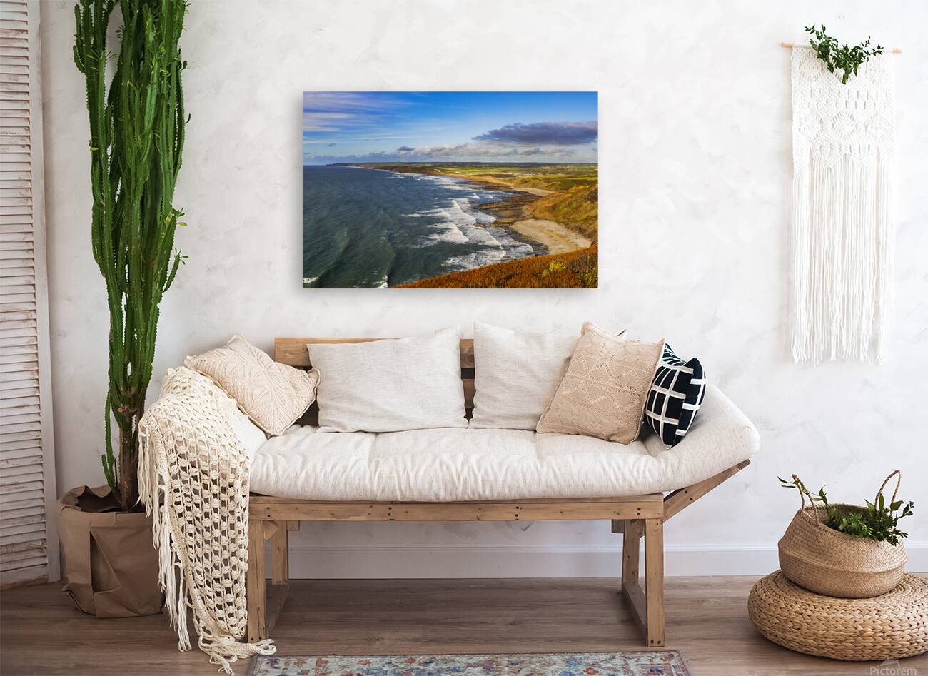 Widemouth Bay  Panorama Cornwall Reproduction