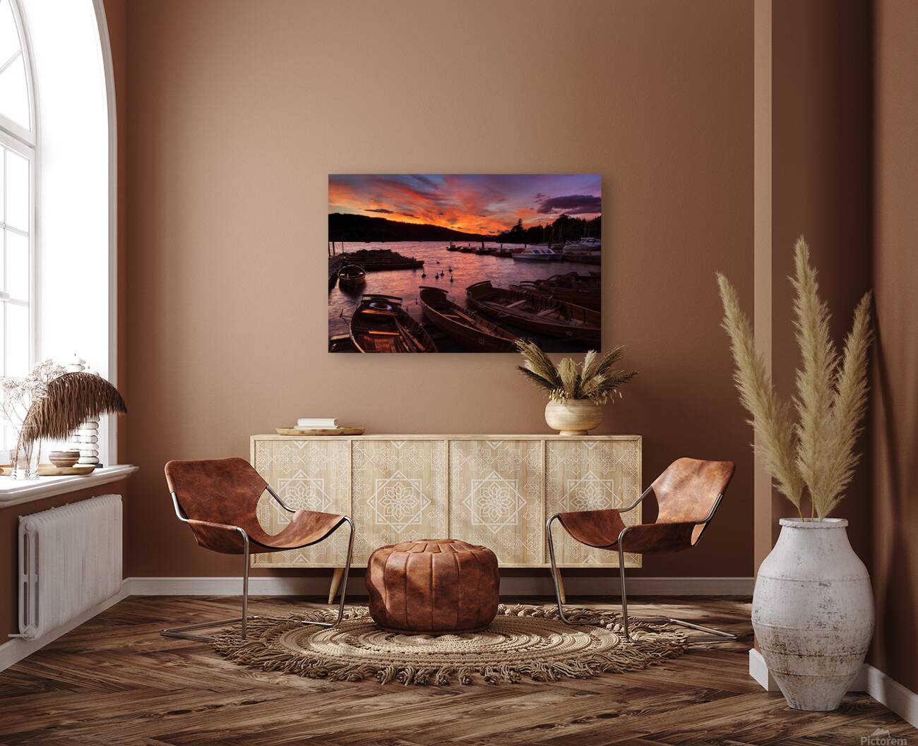 Windermere Sunset Cumbria Reproduction
