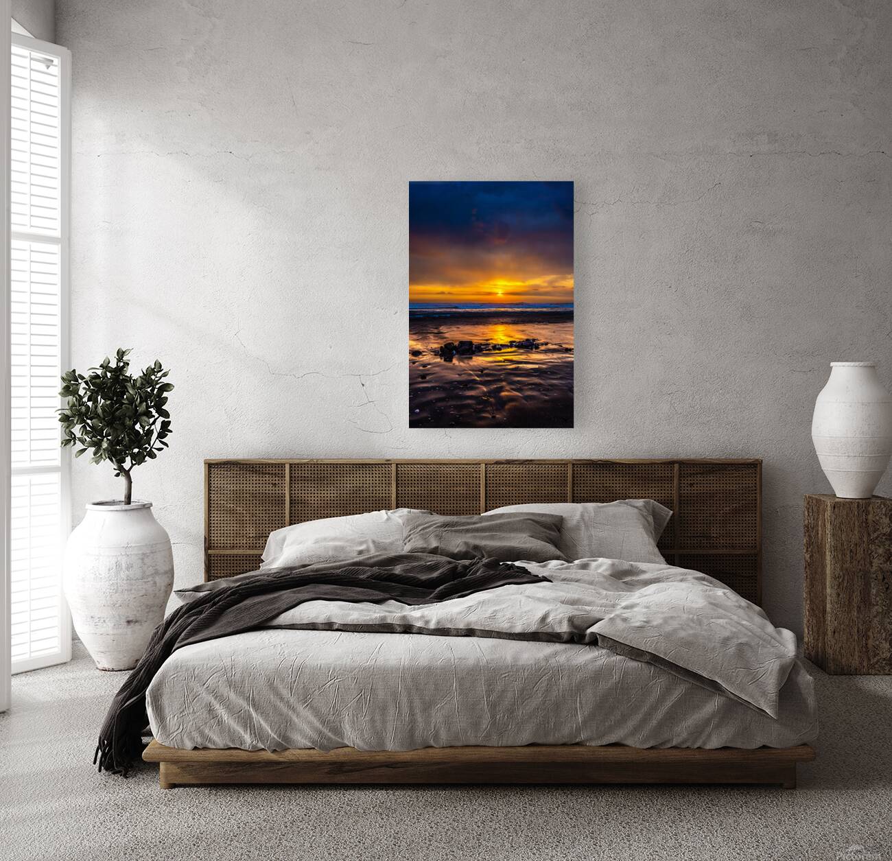 Widemouth Sunset Bude Cornwall Reproduction