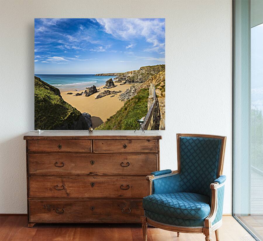 Bedruthan Steps Cornwall Reproduction