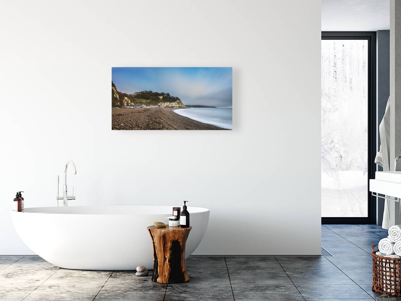 Beer Beach Devon Reproduction