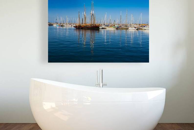 Yachts at Brixham Devon by maggie mccall