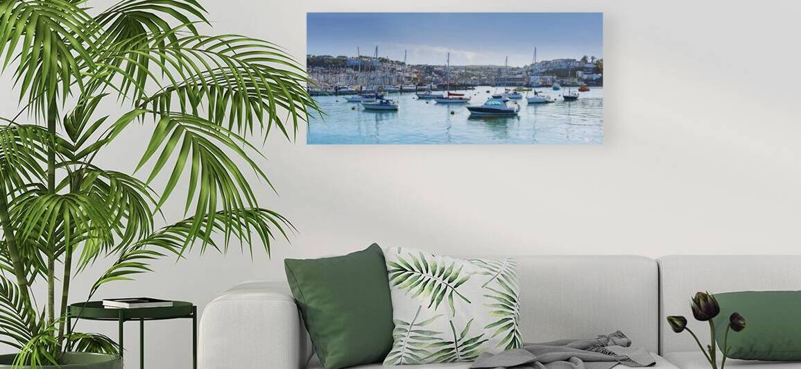 Brixham Harbour Devon by maggie mccall