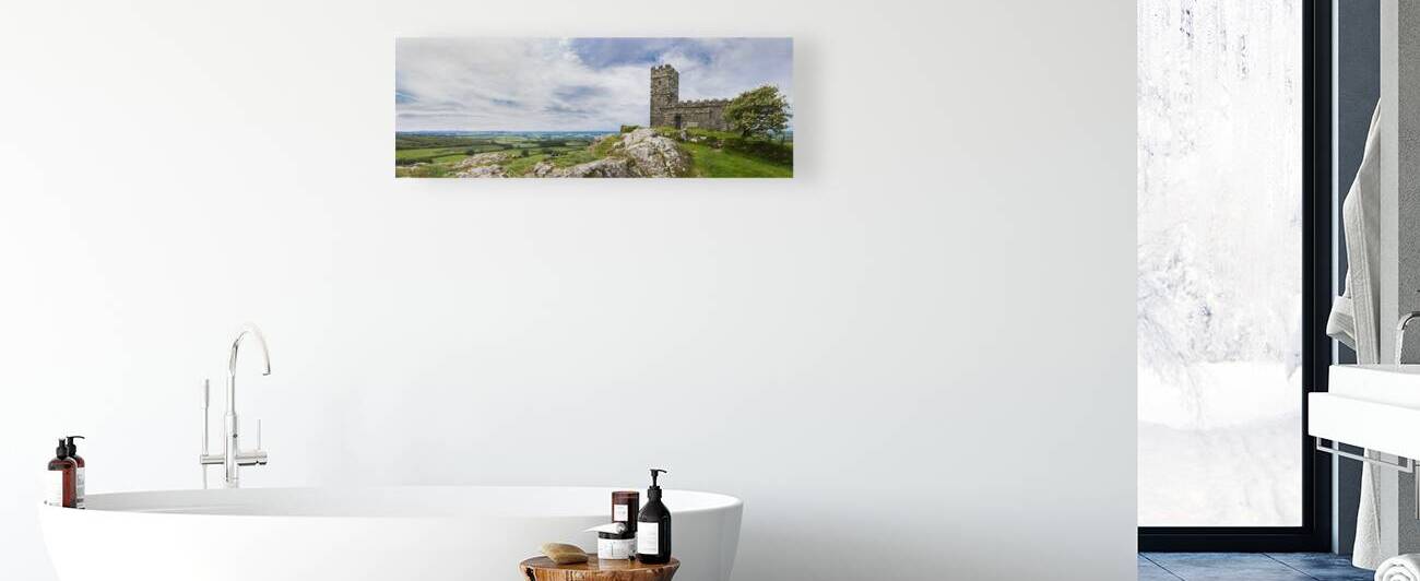 Brentor Panorama by maggie mccall