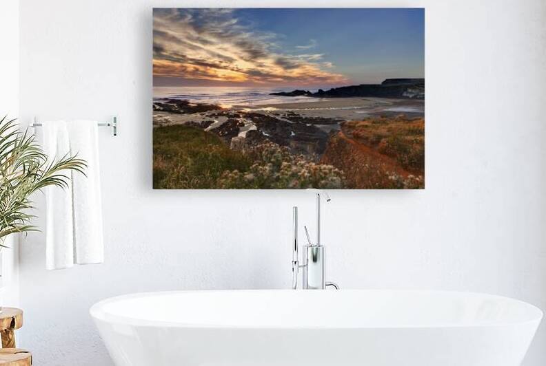 Crooklets Beach Bude Cornwall by maggie mccall