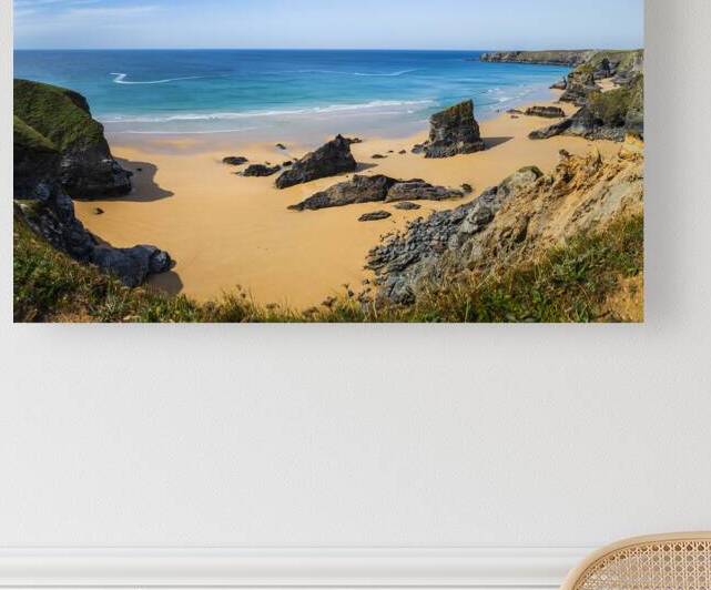 Bedruthan Steps 3 by maggie mccall