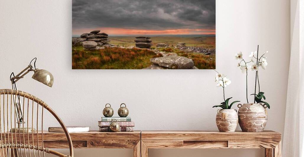 Cheesewring Bodmin Moor Cornwall England by maggie mccall