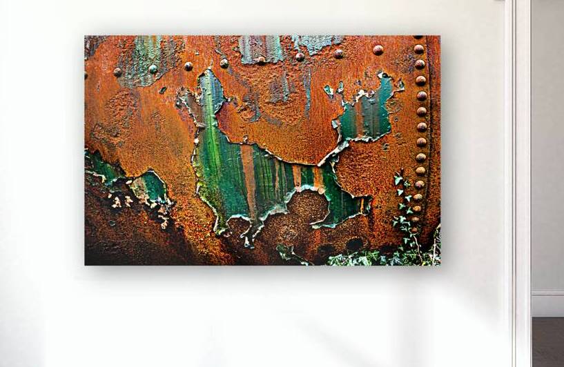 Rusty Petrol Tank Devon by maggie mccall