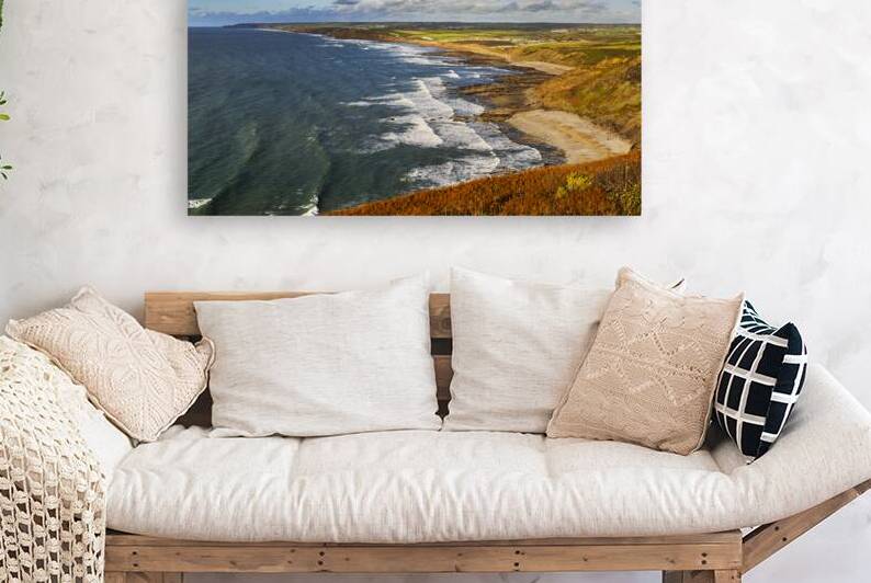 Widemouth Bay  Panorama Cornwall by maggie mccall
