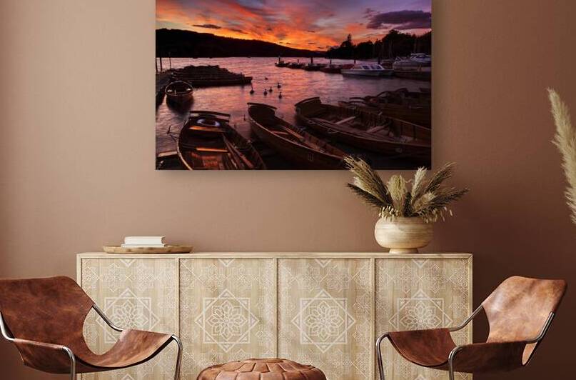 Windermere Sunset Cumbria by maggie mccall