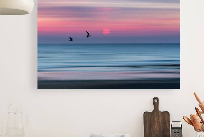 Impressionistic Sunset at Widemouth Bay Bude Cornwall. by maggie mccall