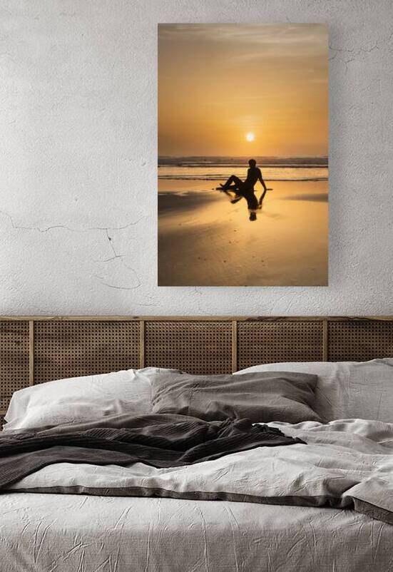 Widemouth Surfer Cornwall by maggie mccall