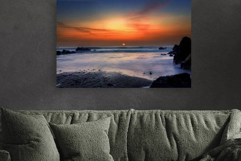 Widemouth Sunset Cornwall Long exposure by maggie mccall