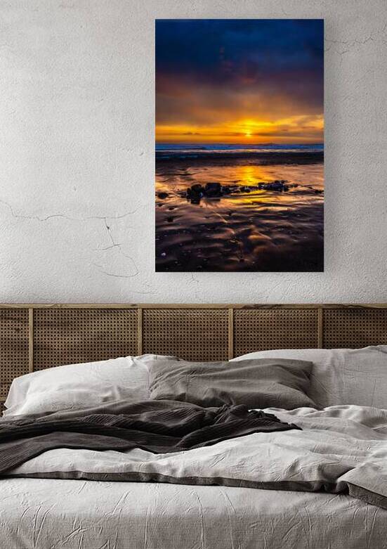 Widemouth Sunset Bude Cornwall by maggie mccall