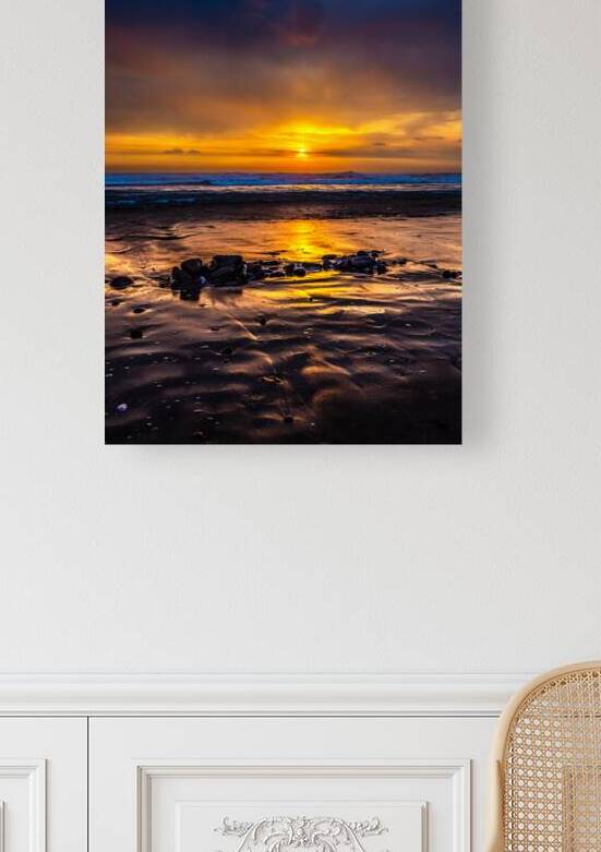 Widemouth Sunset Bude Cornwall by maggie mccall