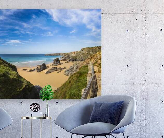 Bedruthan Steps Cornwall by maggie mccall