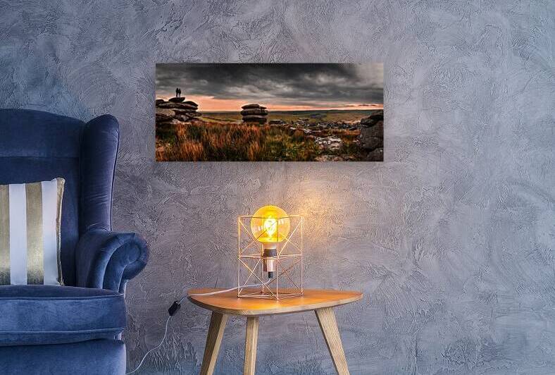Cheesewring Bodmin Moor Cornwall England by maggie mccall