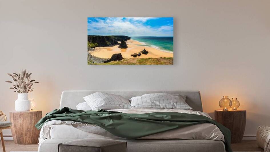 Bedruthan Steps Cornwall by maggie mccall